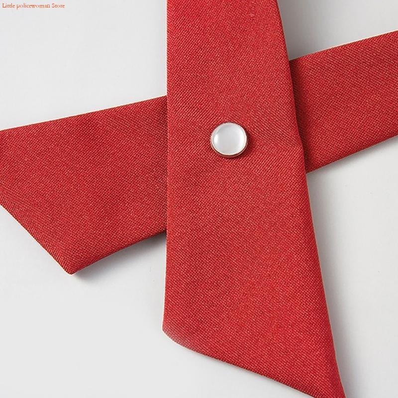Bow Tie Pre Tied - F92D Papillon incrociato regolabile Uniforme scolastica