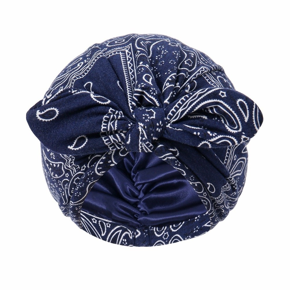 Bow Tie Pre Tied - Cappello Turbante con Fodera in Raso,