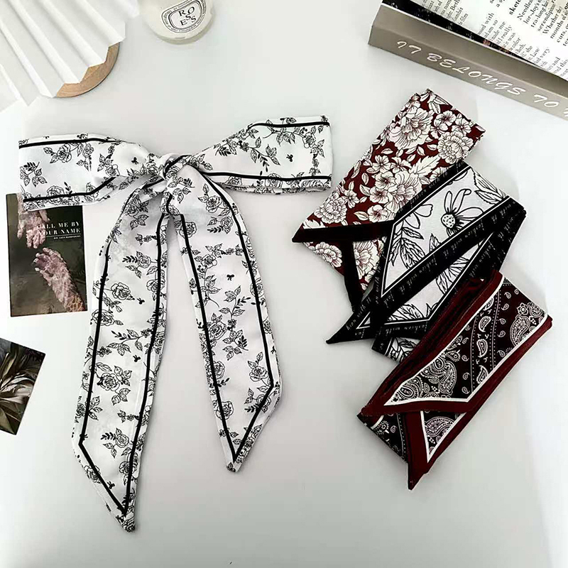 Ascot Neck Scarf - Sciarpa Lunga in Seta di Lusso