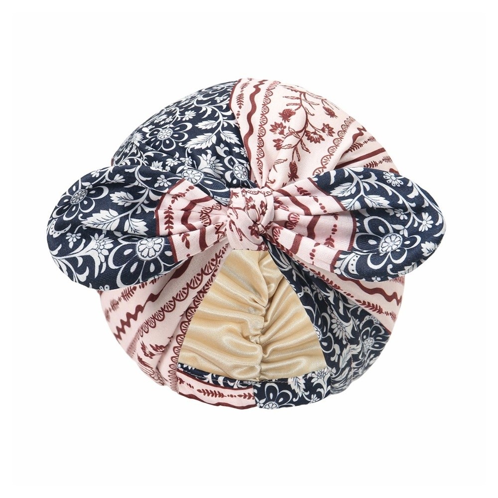 Bow Tie Pre Tied - Cappello Turbante con Fodera in Raso,